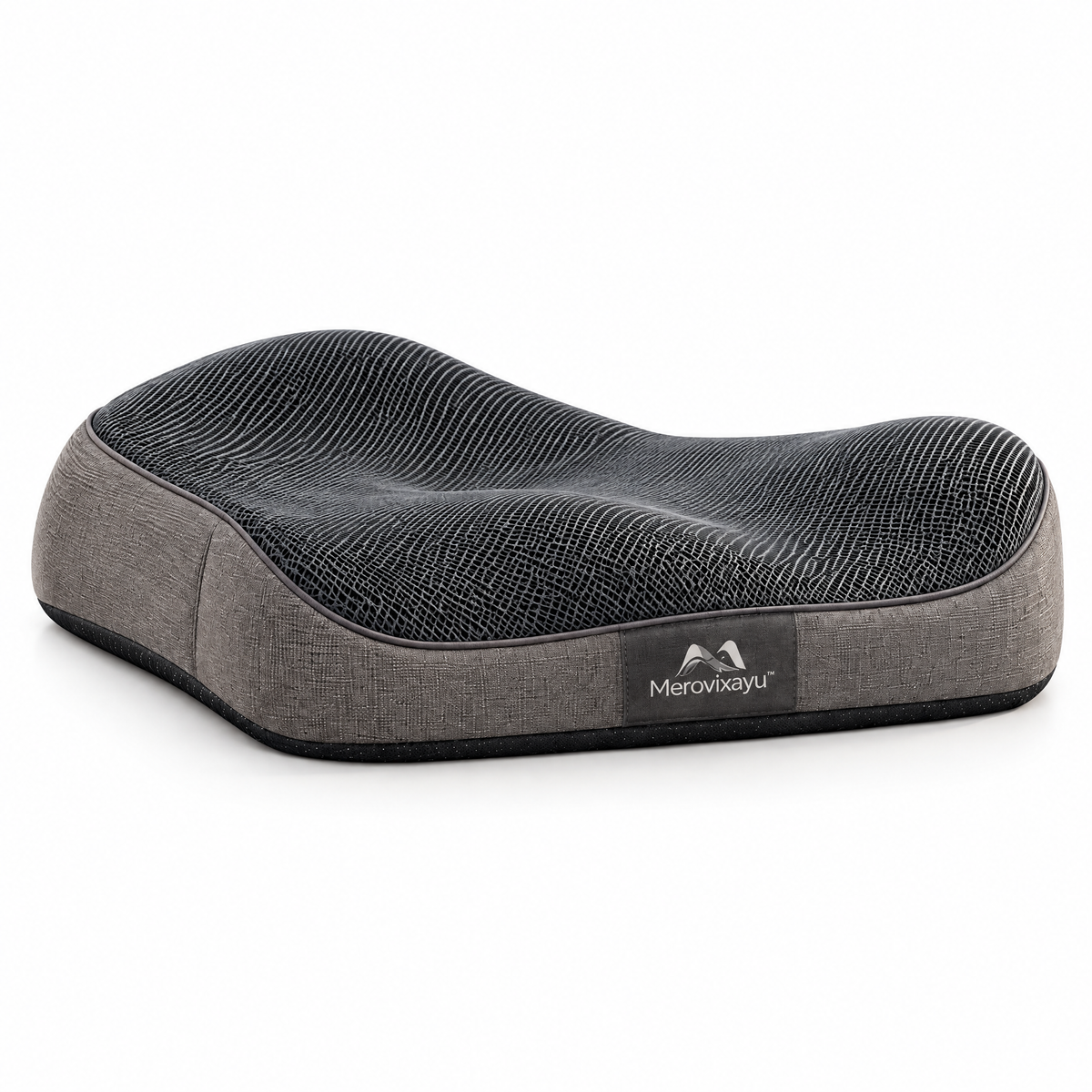 Merovixayu™ Ergonomic Travel Seat Cushion | Contoured Portable Sitting Support for Airplane, Train & Car